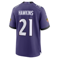 Baltimore Ravens Jaylinn Hawkins Nike Purple Team Game Jersey