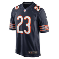 Chicago Bears Roschon Johnson Nike Navy Team Game Jersey