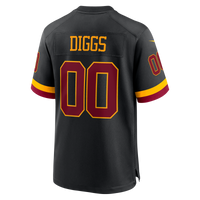 Washington Commanders Stefon Diggs Nike Black Alternate Game Jersey