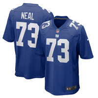 New York Giants Evan Neal Nike Royal Player Game Jersey