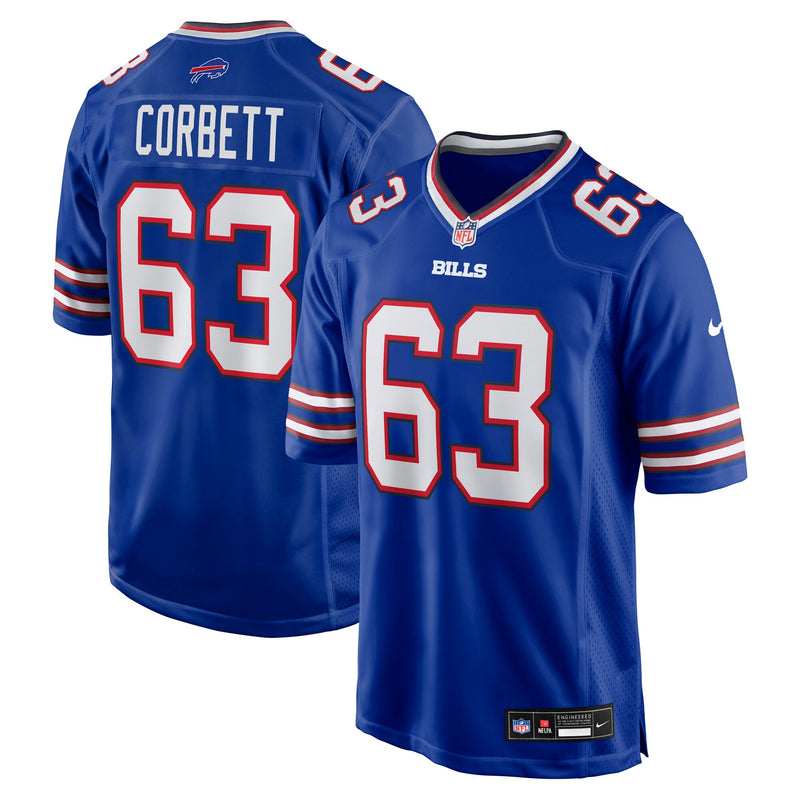 Buffalo Bills Austin Corbett Nike Royal Team Game Jersey