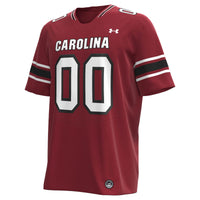 South Carolina Gamecocks Under Armour Custom Replica Football Jersey - Garnet