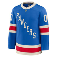 New York Rangers Fanatics Blue Centennial Premium Custom Jersey