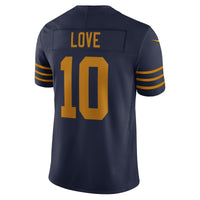 Green Bay Packers Jordan Love Nike Navy The 1923 Classic Vapor F.U.S.E. Limited Jersey
