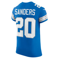 Detroit Lions Barry Sanders Nike Blue Team Vapor F.U.S.E. Elite Jersey