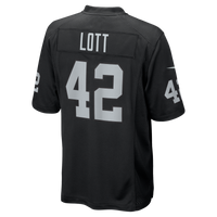 Las Vegas Raiders Ronnie Lott Nike Black Game Retired Player Jersey
