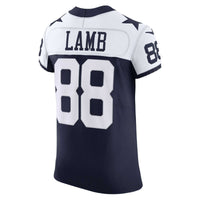 Dallas Cowboys CeeDee Lamb Nike Navy Alternate Vapor F.U.S.E. Elite Jersey