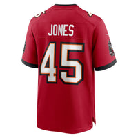 Tampa Bay Buccaneers Deion Jones Nike Red Team Game Jersey