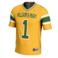 #1 William & Mary Tribe GameDay Greats Football Jersey - Gold