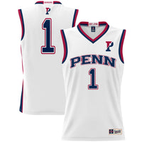 #1 Pennsylvania Quakers GameDay Greats Lightweight Basketball Jersey - White