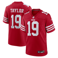 San Francisco 49ers Trent Taylor Nike Scarlet Team Game Jersey