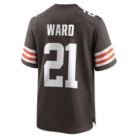 Cleveland Browns Denzel Ward Nike Brown Game Jersey