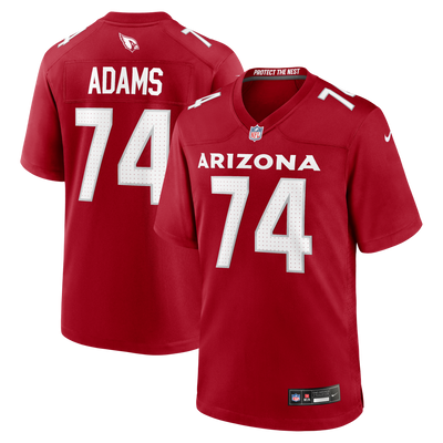 Arizona Cardinals Isaiah Adams Nike Cardinal Team Game Jersey