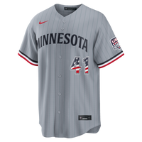 Fourth of July Minnesota Twins Joe Ryan Nike Gray USA 250 Stadium Jersey