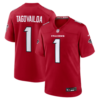 Atlanta Falcons Tua Tagovailoa Nike Red Game Jersey