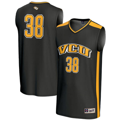 #38 VCU Rams GameDay Greats Lightweight Basketball Fashion Jersey - Black