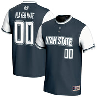 Utah State Aggies GameDay Greats NIL Pick-A-Player Lightweight Softball Fashion Jersey - Navy