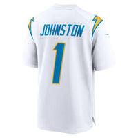 Los Angeles Chargers Quentin Johnston Nike White Away Game Jersey