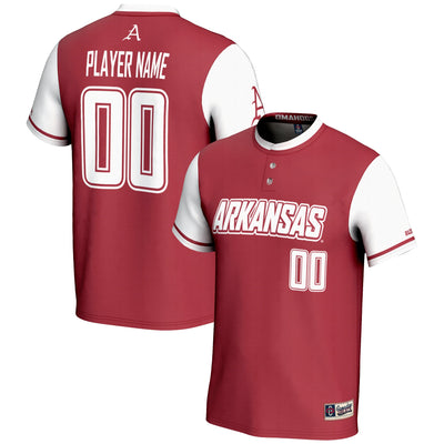 Arkansas Razorbacks GameDay Greats NIL Pick-A-Player Lightweight Softball Jersey - Red