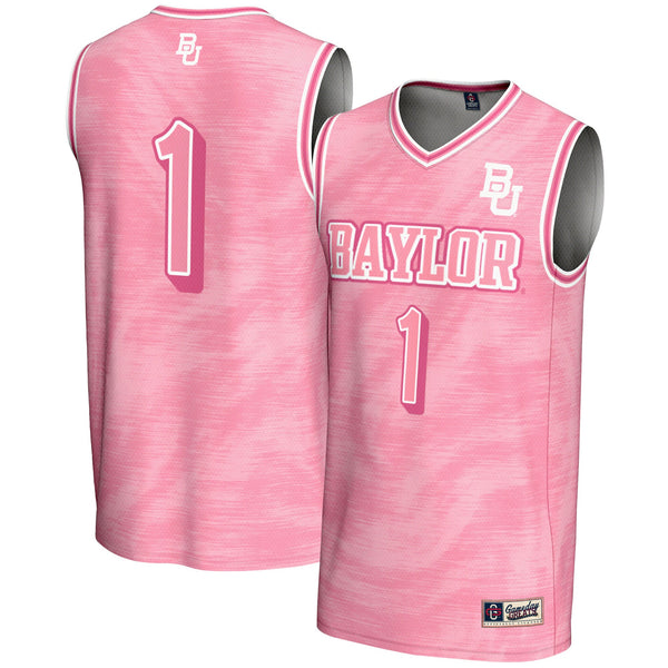 #1 Baylor Bears GameDay Greats Lightweight Basketball Fashion Jersey - Pink