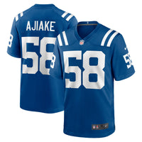 Indianapolis Colts Austin Ajiake Nike Royal Game Jersey