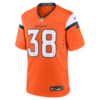 Denver Broncos Jaleel McLaughlin Nike Orange Team Game Jersey