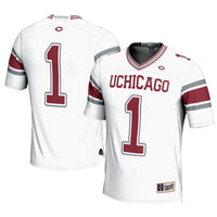 #1 UChicago Maroons GameDay Greats Football Jersey - White