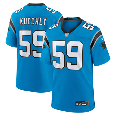 Carolina Panthers Luke Kuechly Nike Blue Retired Player Alternate Game Jersey