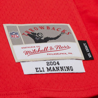 New York Giants Eli Manning Mitchell & Ness Red 2004 Team Legacy Retired Player Big & Tall Jersey