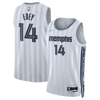 Memphis Grizzlies Nike 2025/26 City Edition Swingman Jersey - Gray - Zach Edey -