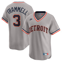 Detroit Tigers Alan Trammell Nike Gray Cooperstown Collection Limited Jersey