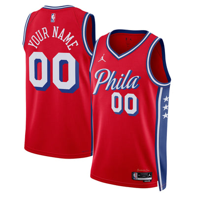 Philadelphia 76ers Jordan Statement Swingman Jersey - Custom