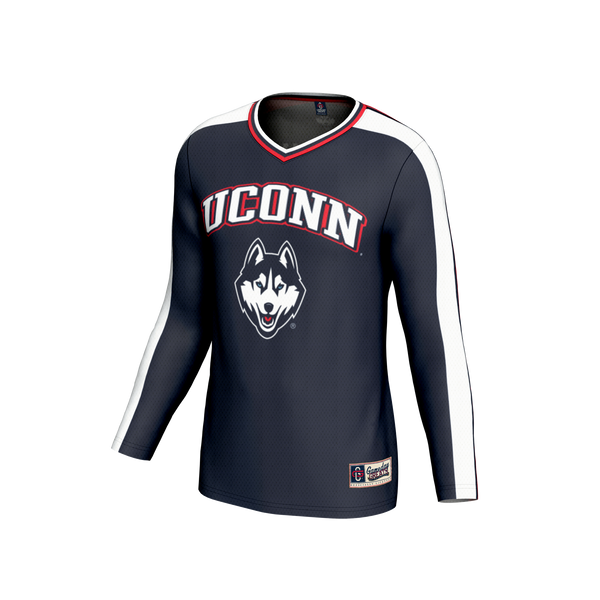 UConn Huskies GameDay Greats NIL Pick-A-Player Lightweight Collegiate Volleyball Fashion Jersey - Navy
