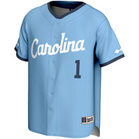 #1 North Carolina Tar Heels GameDay Greats Lightweight Baseball Jersey - Carolina Blue