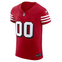 San Francisco 49ers Nike Scarlet Alternate Vapor F.U.S.E. Elite Custom Jersey