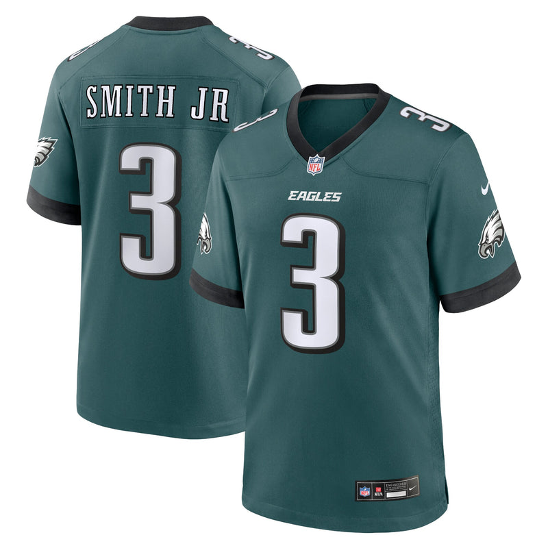 Philadelphia Eagles Nolan Smith Nike Midnight Green Team Game Jersey