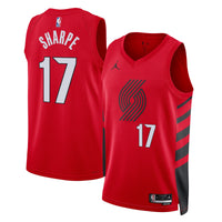 Portland Trail Blazers Jordan Statement Edition Swingman Jersey - Red - Shaedon Sharpe