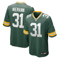 Green Bay Packers Nick Niemann Nike Green Team Game Jersey