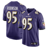 Baltimore Ravens Tavius Robinson Nike Purple Team Game Jersey