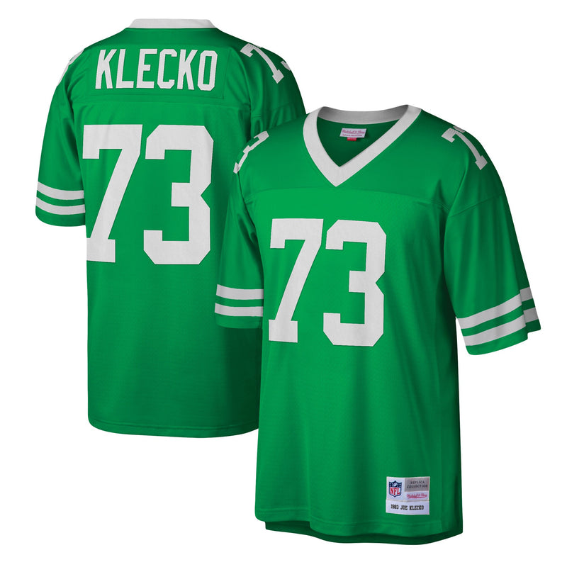 New York Jets Joe Klecko Mitchell & Ness Kelly Green Legacy Replica Jersey