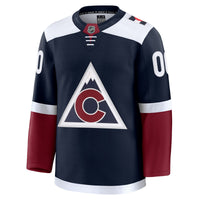 Colorado Avalanche Fanatics Navy Alternate Premium Custom Jersey