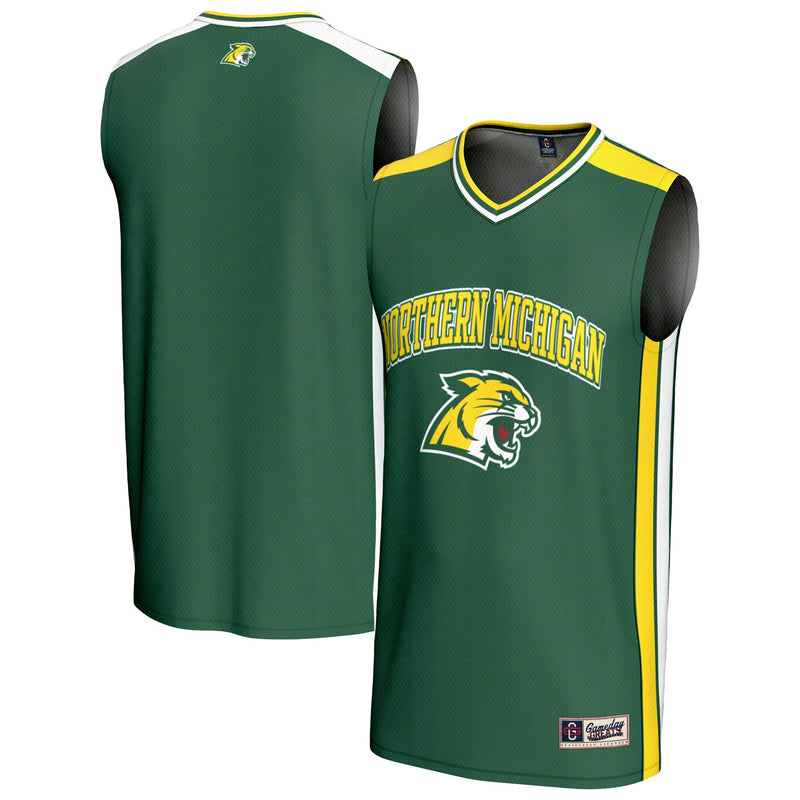 Northern Michigan Wildcats GameDay Greats Spirit Basketball Jersey - Green