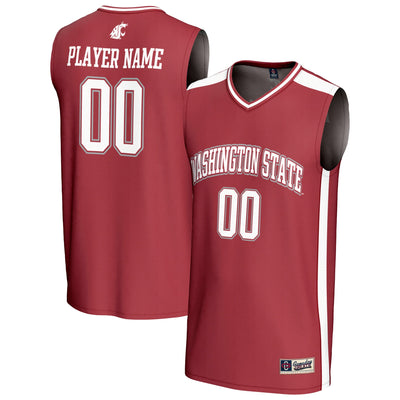 Washington State Cougars GameDay Greats NIL Pick-A-Player Lightweight Basketball Fashion Jersey - Crimson