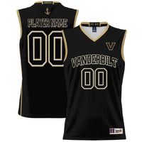 Vanderbilt Commodores GameDay Greats NIL Pick-A-Player Basketball Jersey - Black