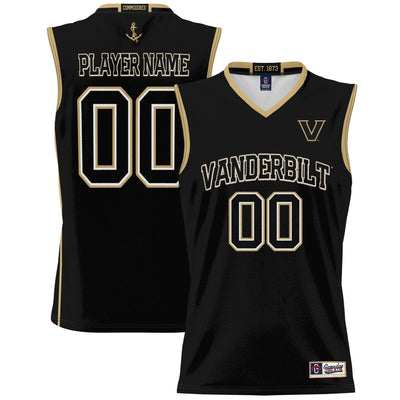 Vanderbilt Commodores GameDay Greats NIL Pick-A-Player Basketball Jersey - Black