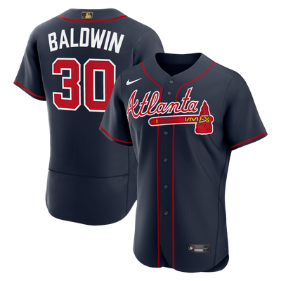 Atlanta Braves Drake Baldwin Nike Navy Alternate MLB Awards Authentic Jersey