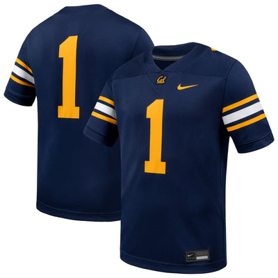 #1 Cal Bears Nike Game Football Jersey - Navy