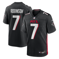 Atlanta Falcons Bijan Robinson Nike Black Game Jersey