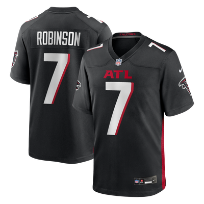 Atlanta Falcons Bijan Robinson Nike Black Game Jersey