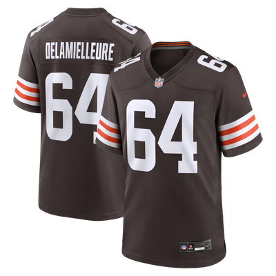 Cleveland Browns Joe DeLamielleure Nike Brown Game Retired Player Jersey